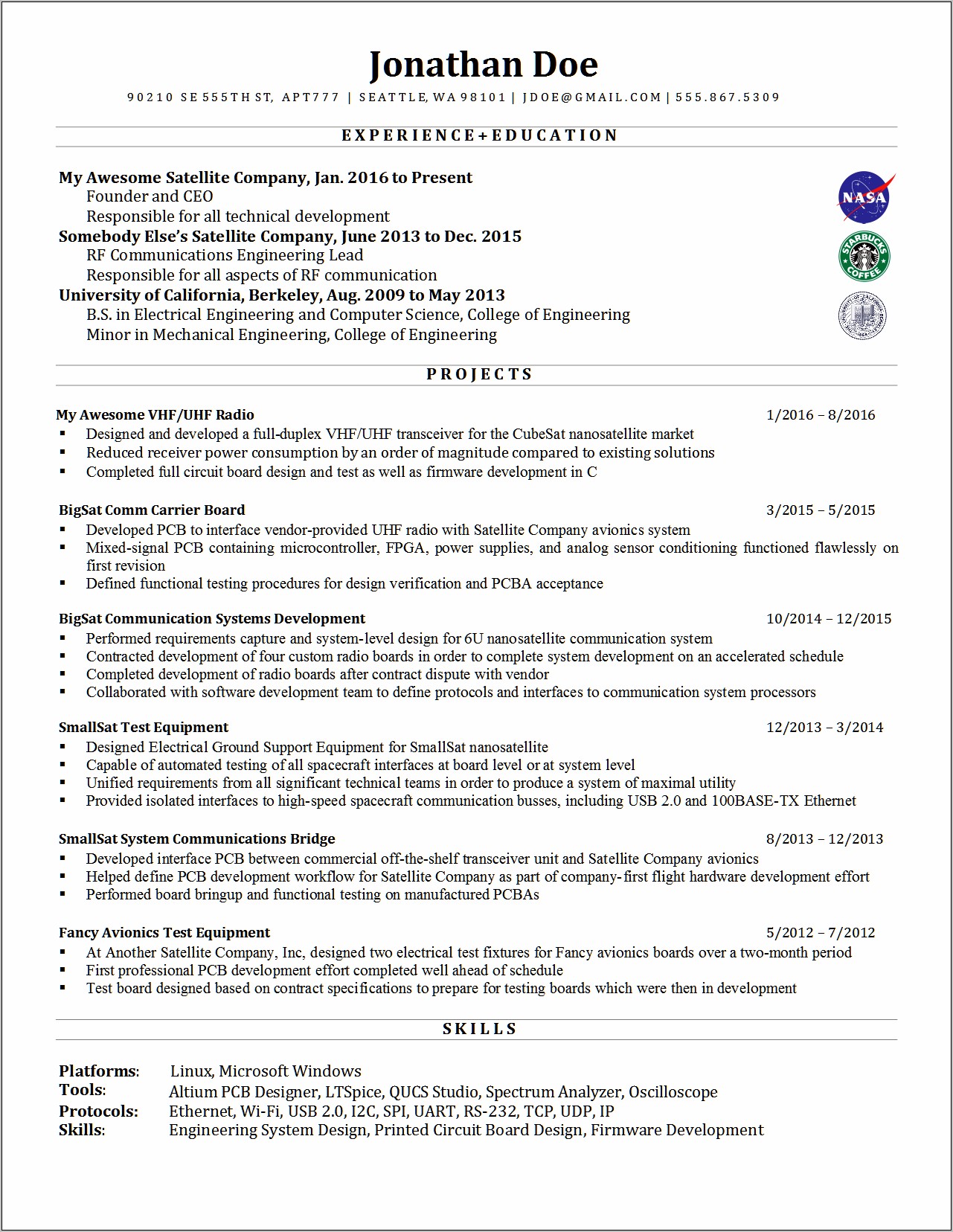 2 Year Experience Resume Format For Electrical Engineer