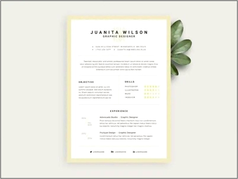 20 Beautiful And Free Resume Templates For Designers