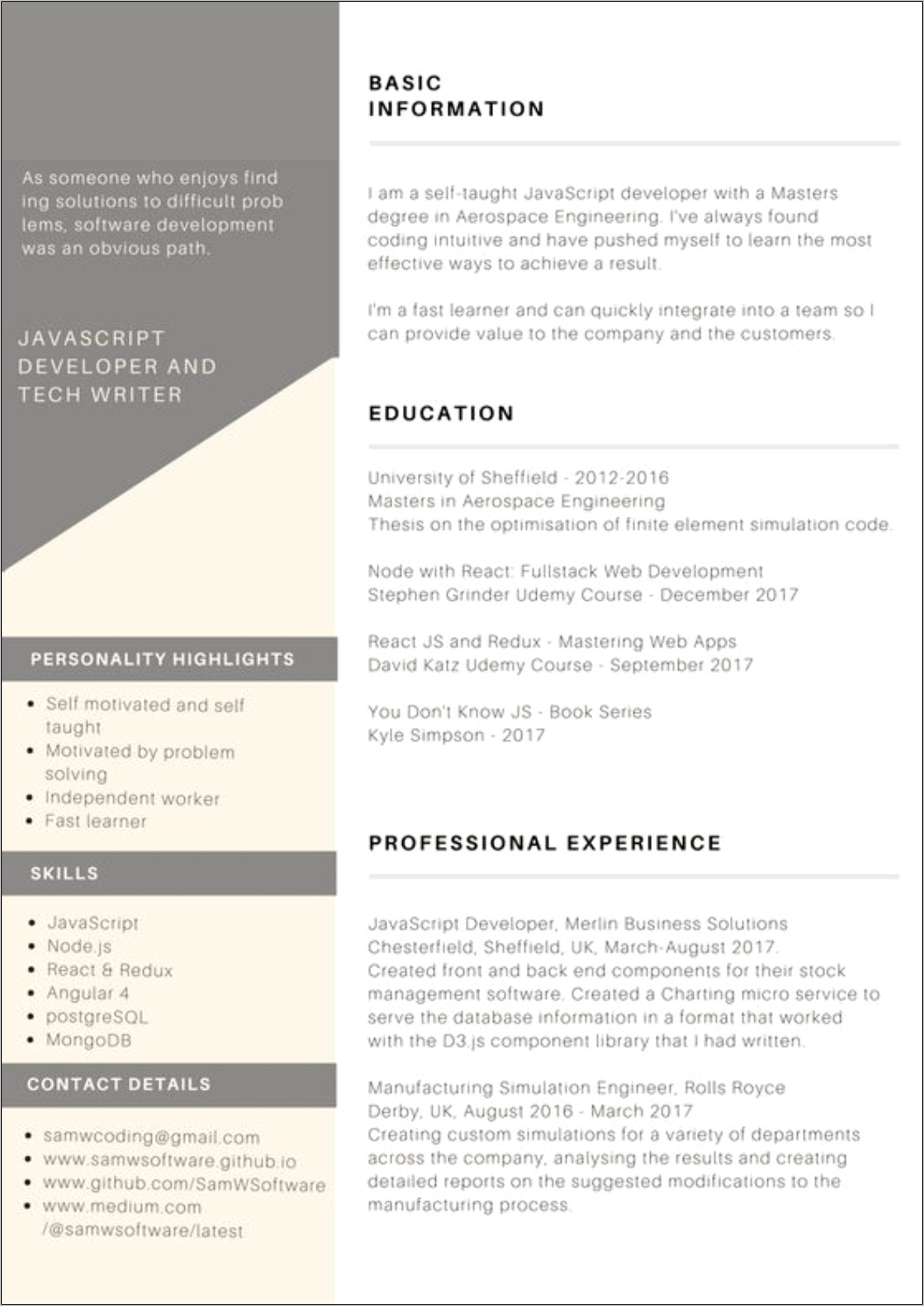 2017 Resume Templates For Information Technology Entry Level