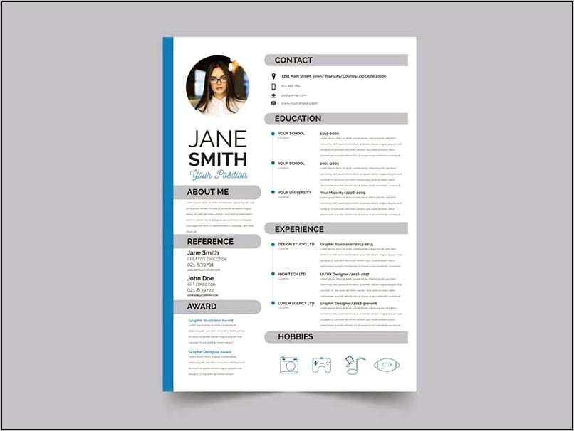 2018 Free Professional Resume Template