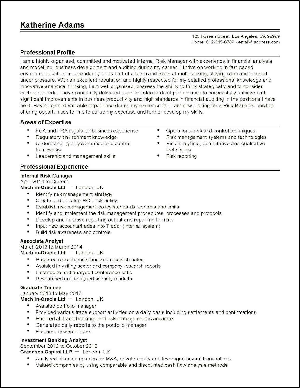 2019 Resume Examples For Skilled Trades