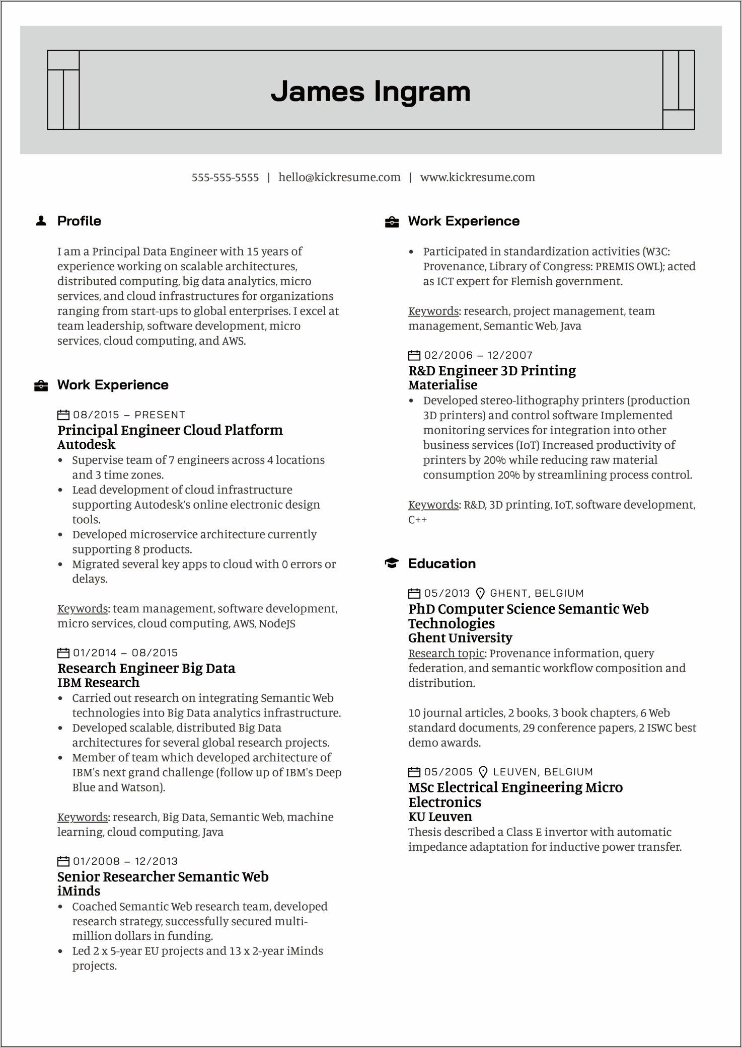 5 Year Experience Resume Format For Developer