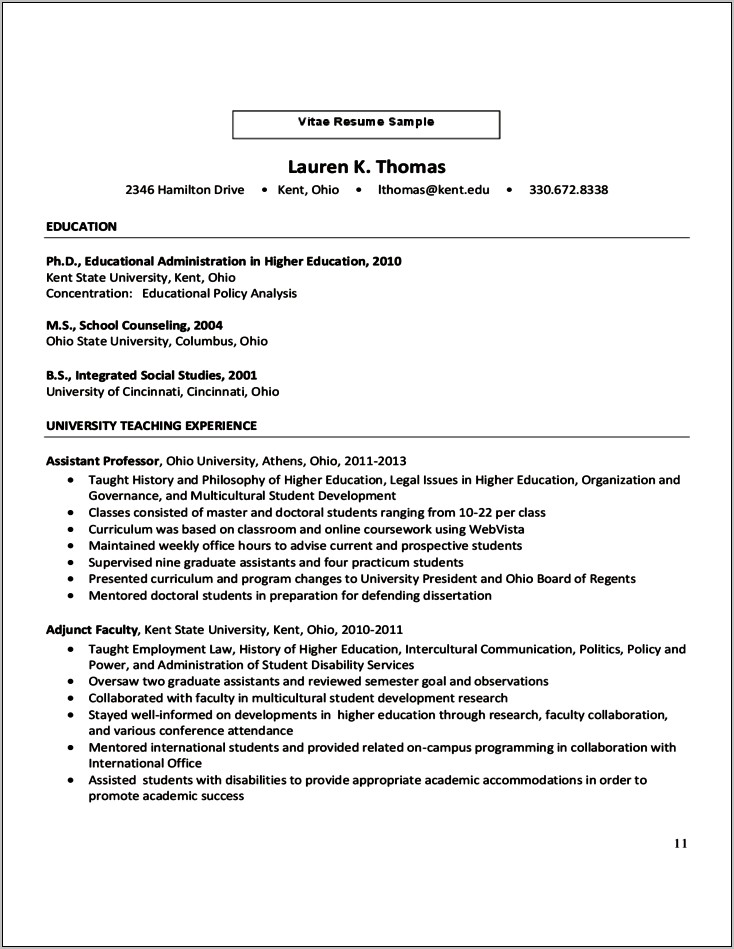 Academic Resume Cover Letter Examples