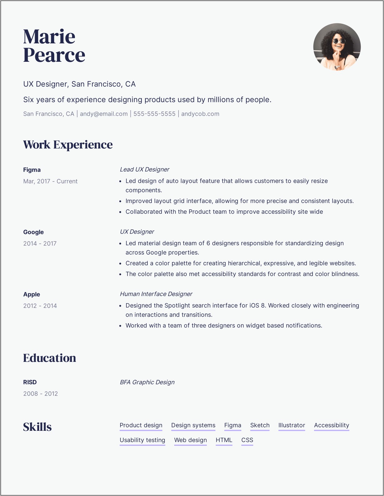 Achievements On Resume For Ux Designers Samples