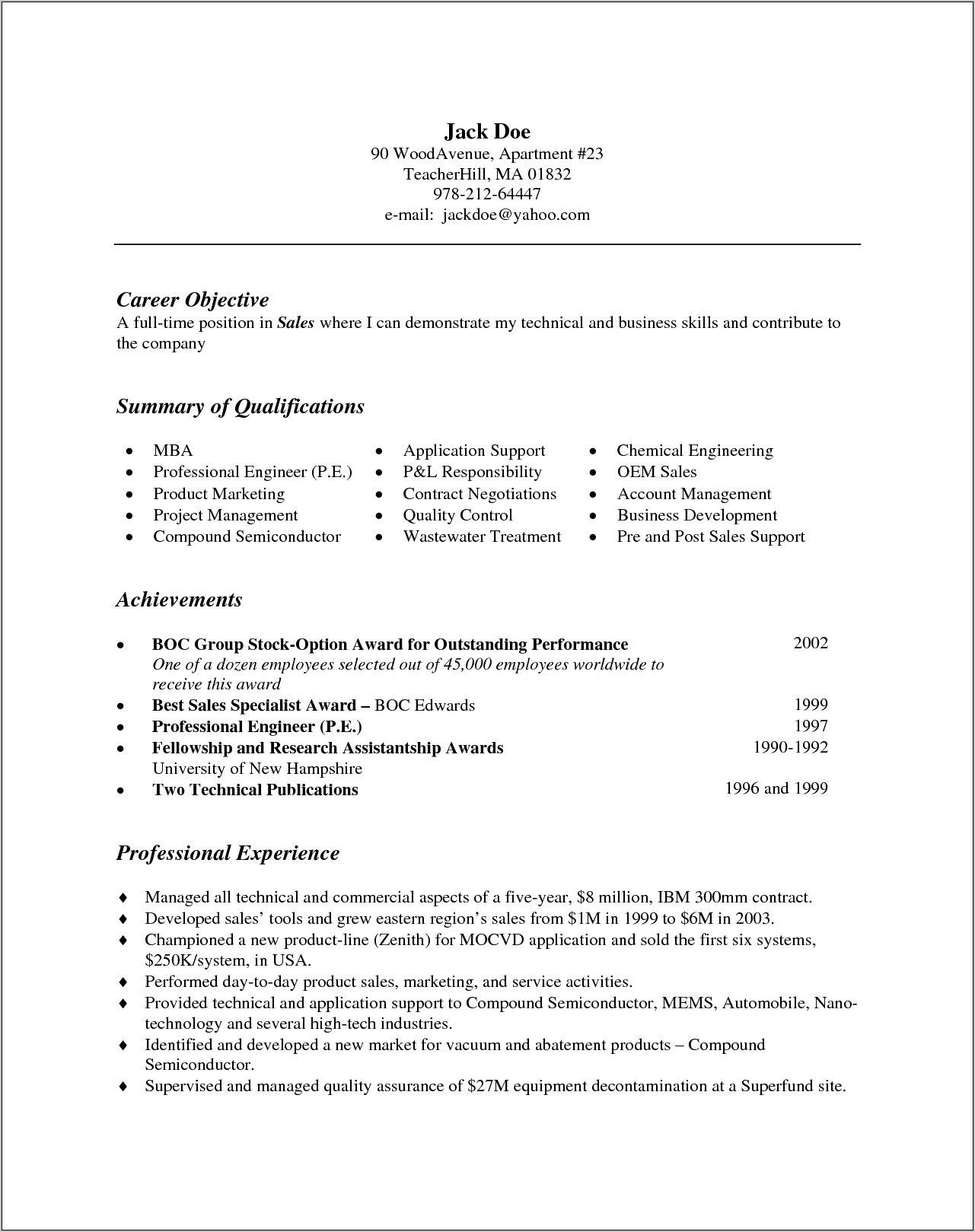 Adding Bullets For Key Skills On A Resume