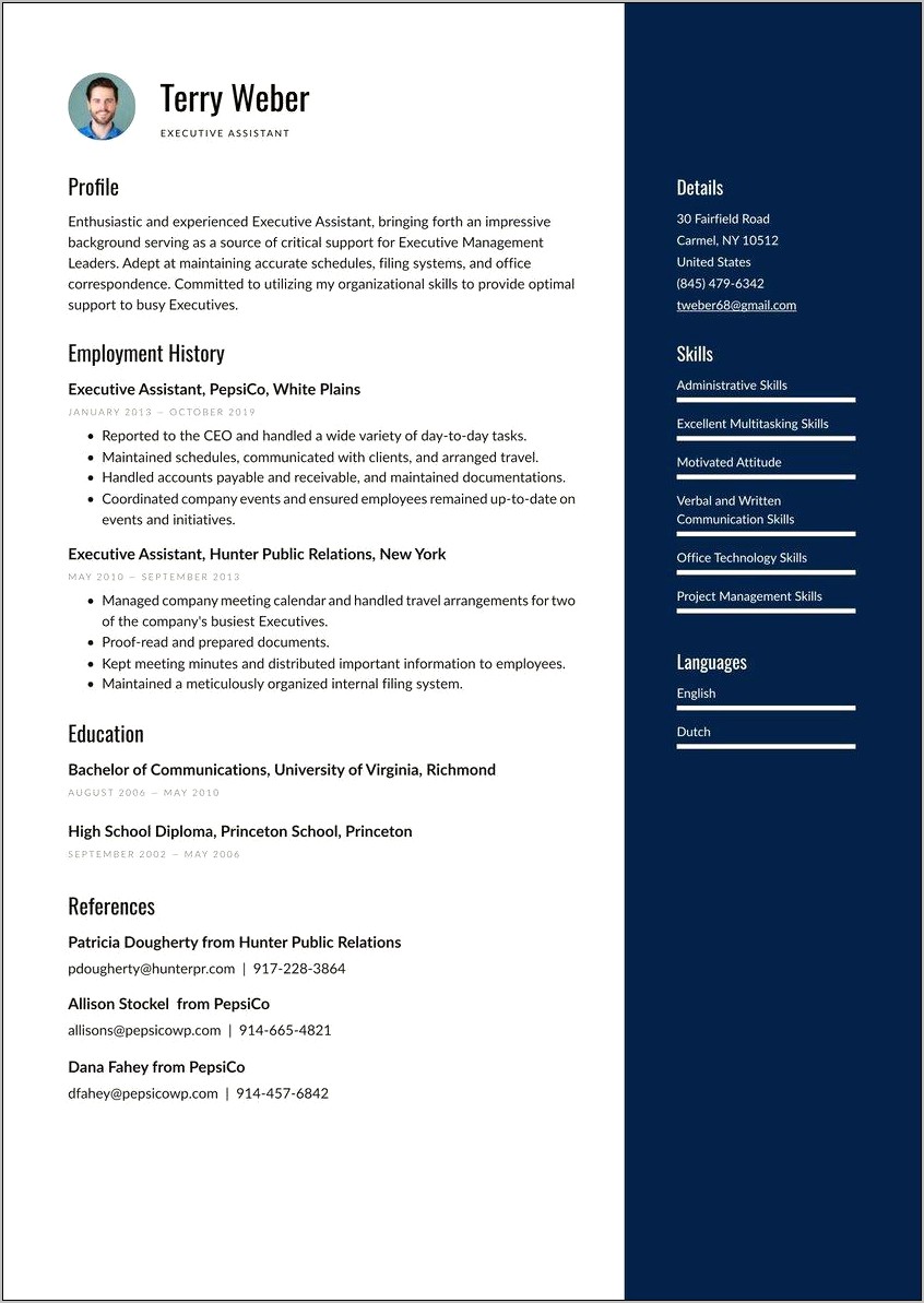 Administrative Assistant Professional Summary For Resume