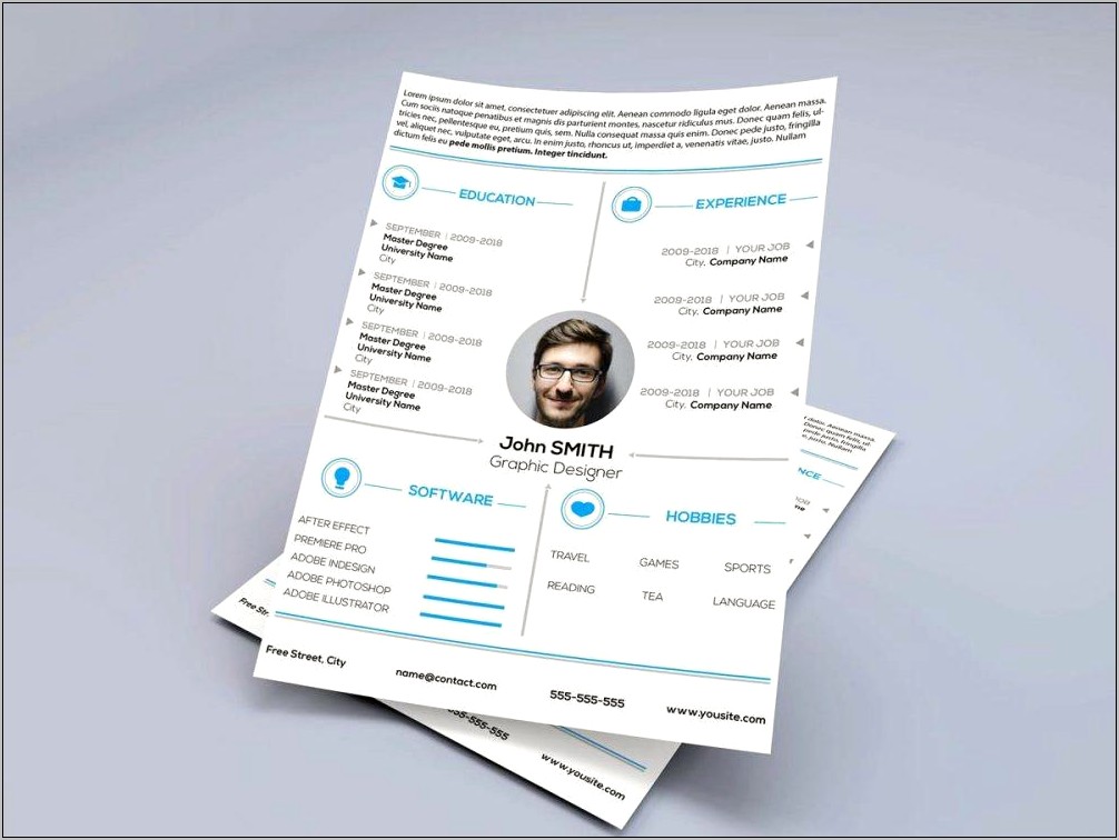 Adobe After Effects Resume Template Free Download