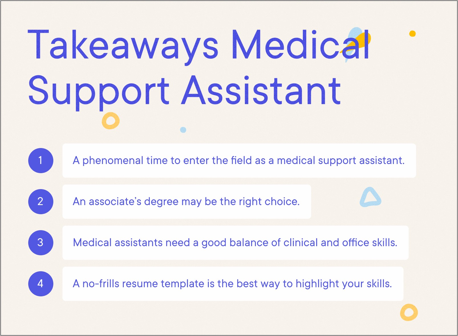 Advanced Medical Support Assistant Resume Sample