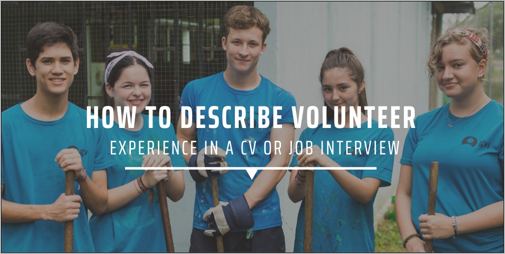 Animal Care Career Change Resume Examples Volunteer Experience