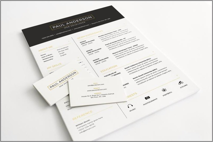 Annex Cover Letter Resume And Business Card