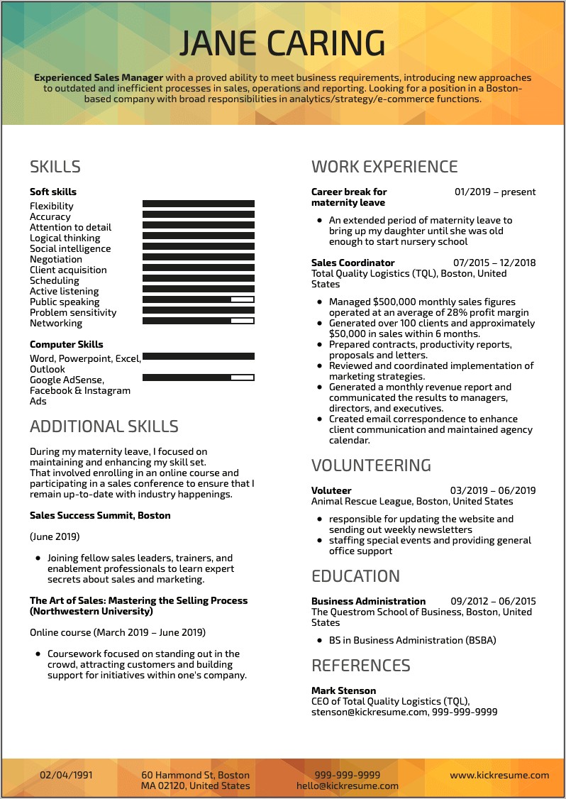 Another Word For Maintaining On Resume