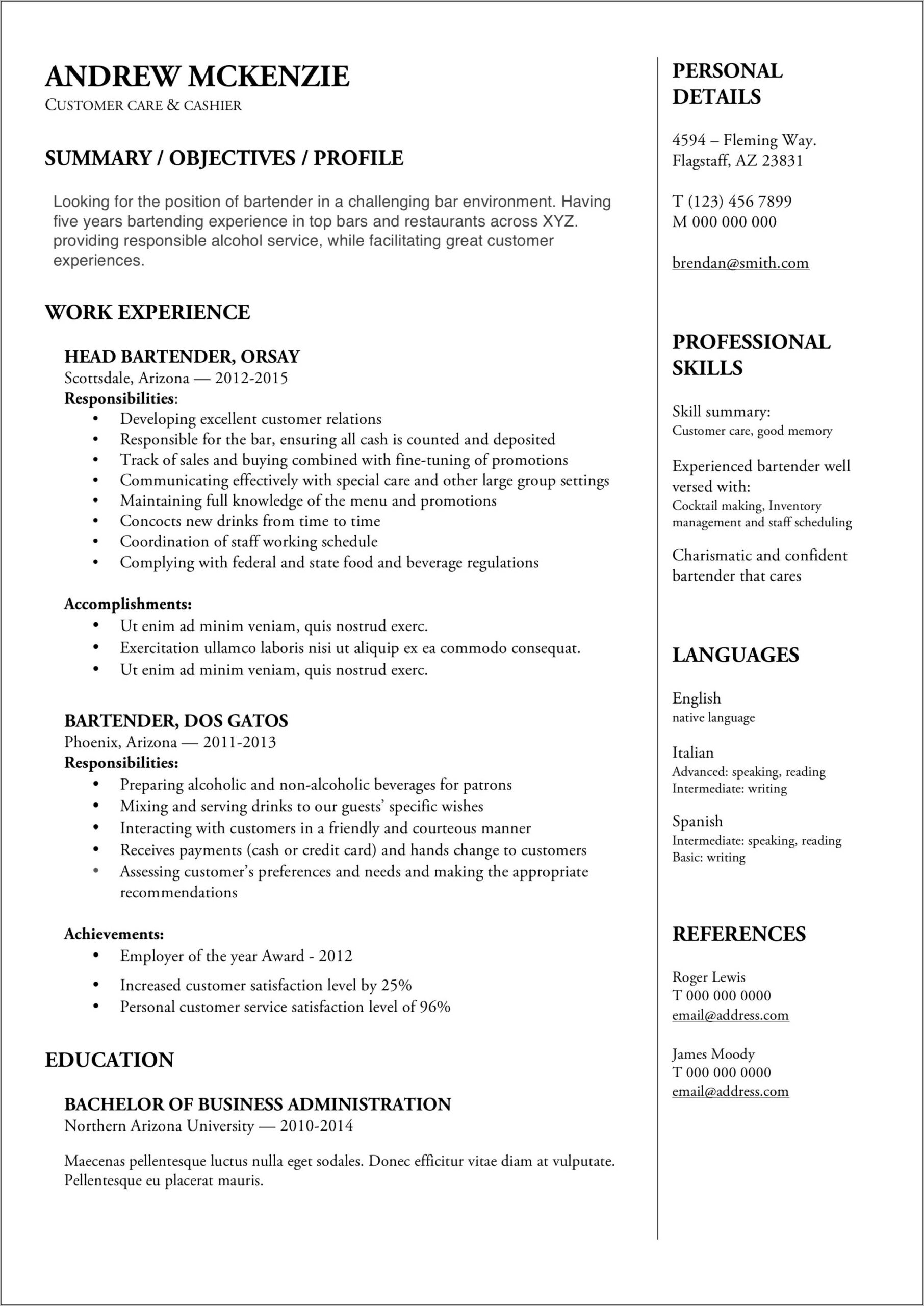 Another Word For Multitasking On Resume