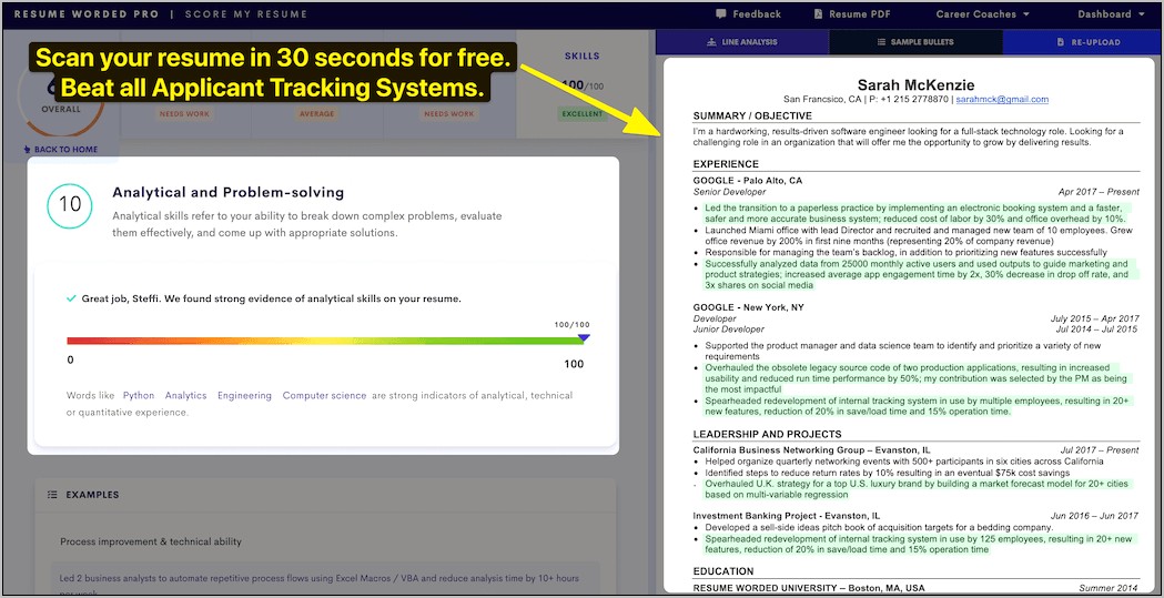 Application Tracking System Resume Check Online Free
