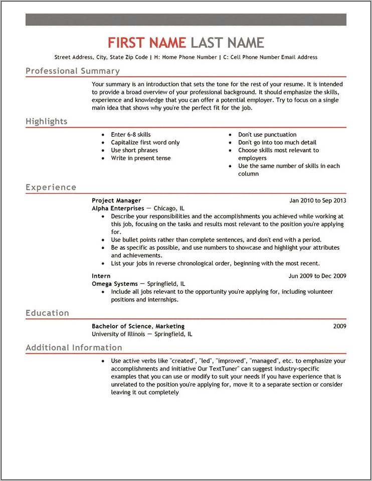 Applying For Job Unrelated To Resume