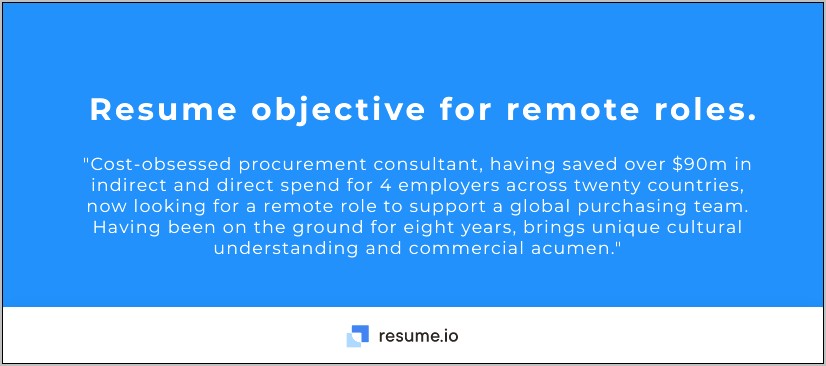 Are Resume Objectives Coming Back