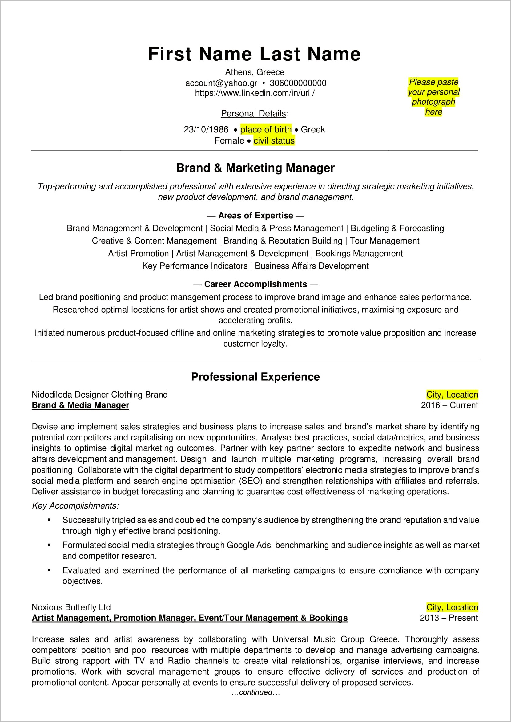 Assessing Past Work Experience For Writing Resume