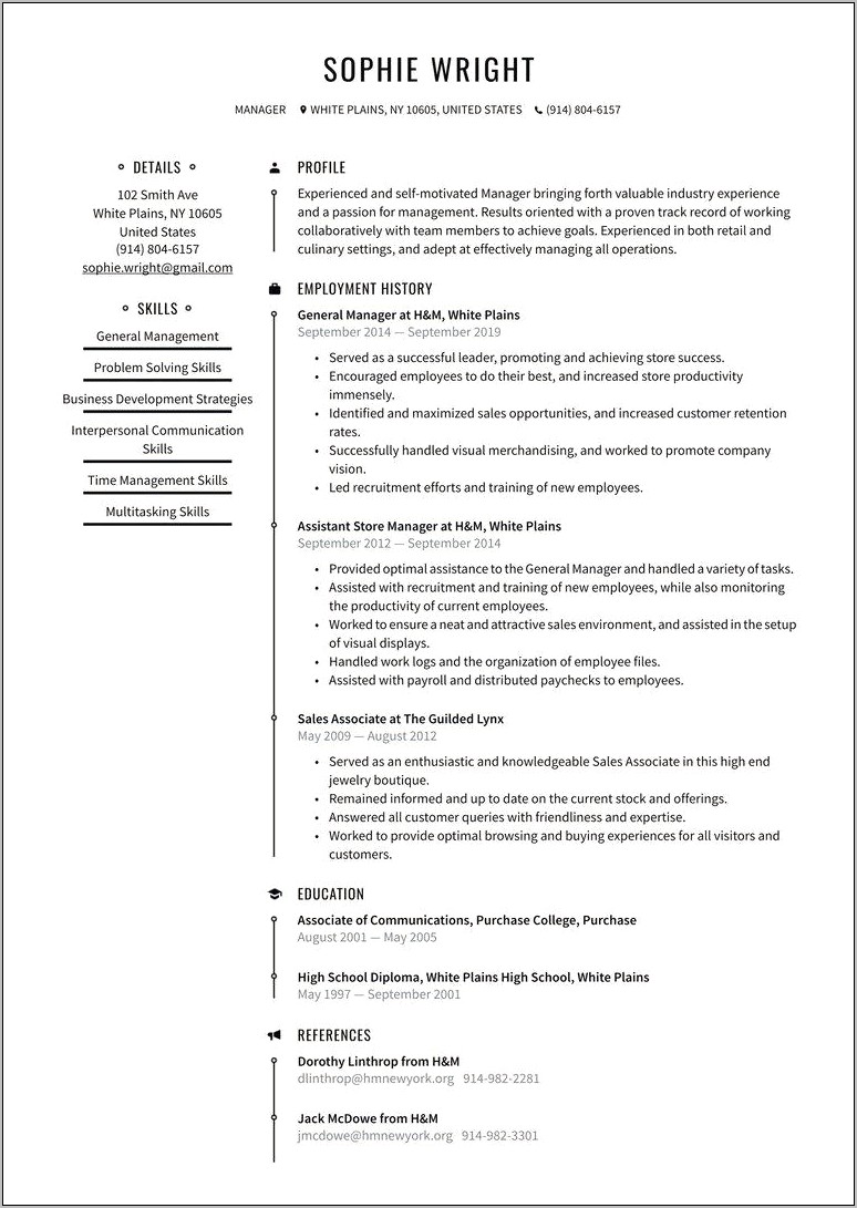 Authorized To Work For Any Us Employer Resume