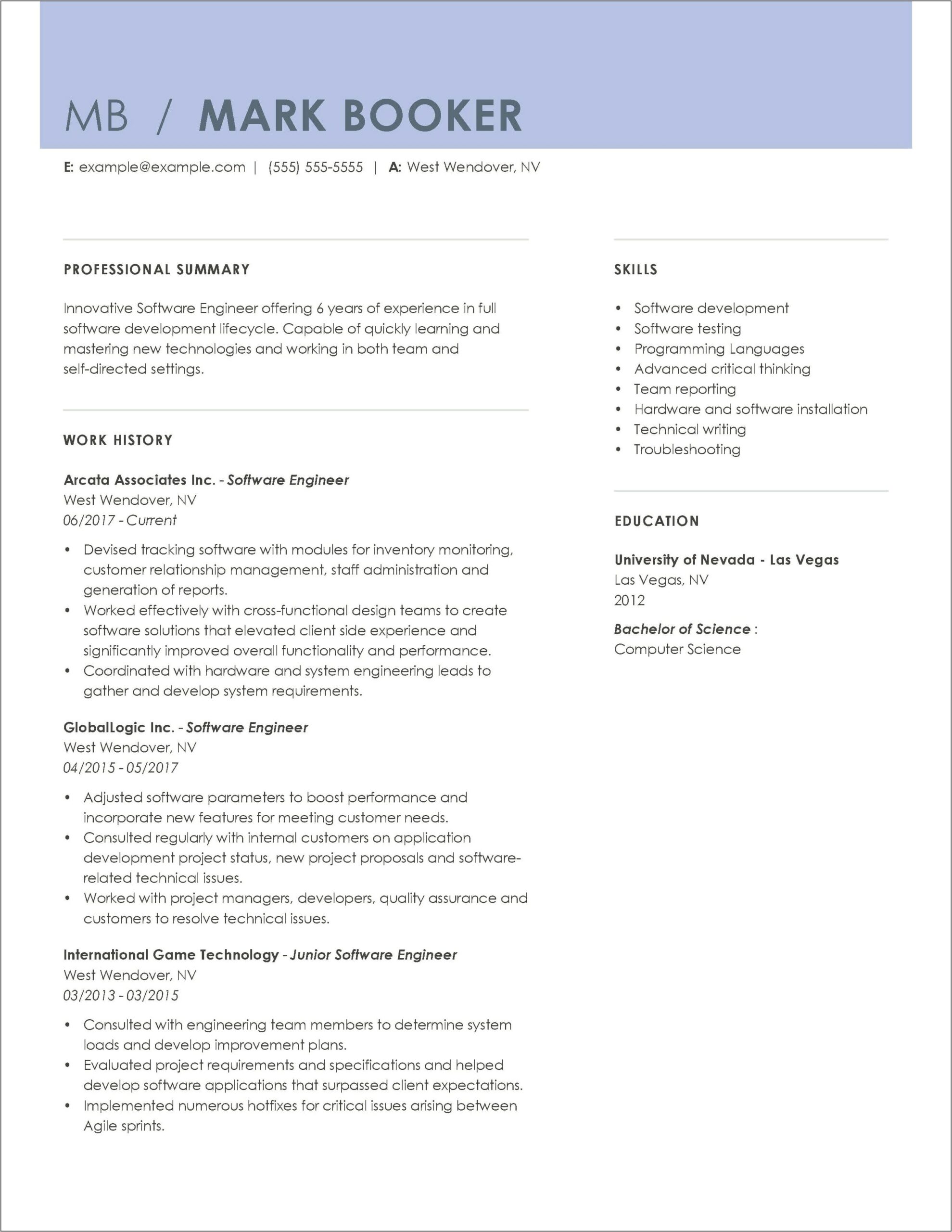 Autistic Teenager Resume For A Job