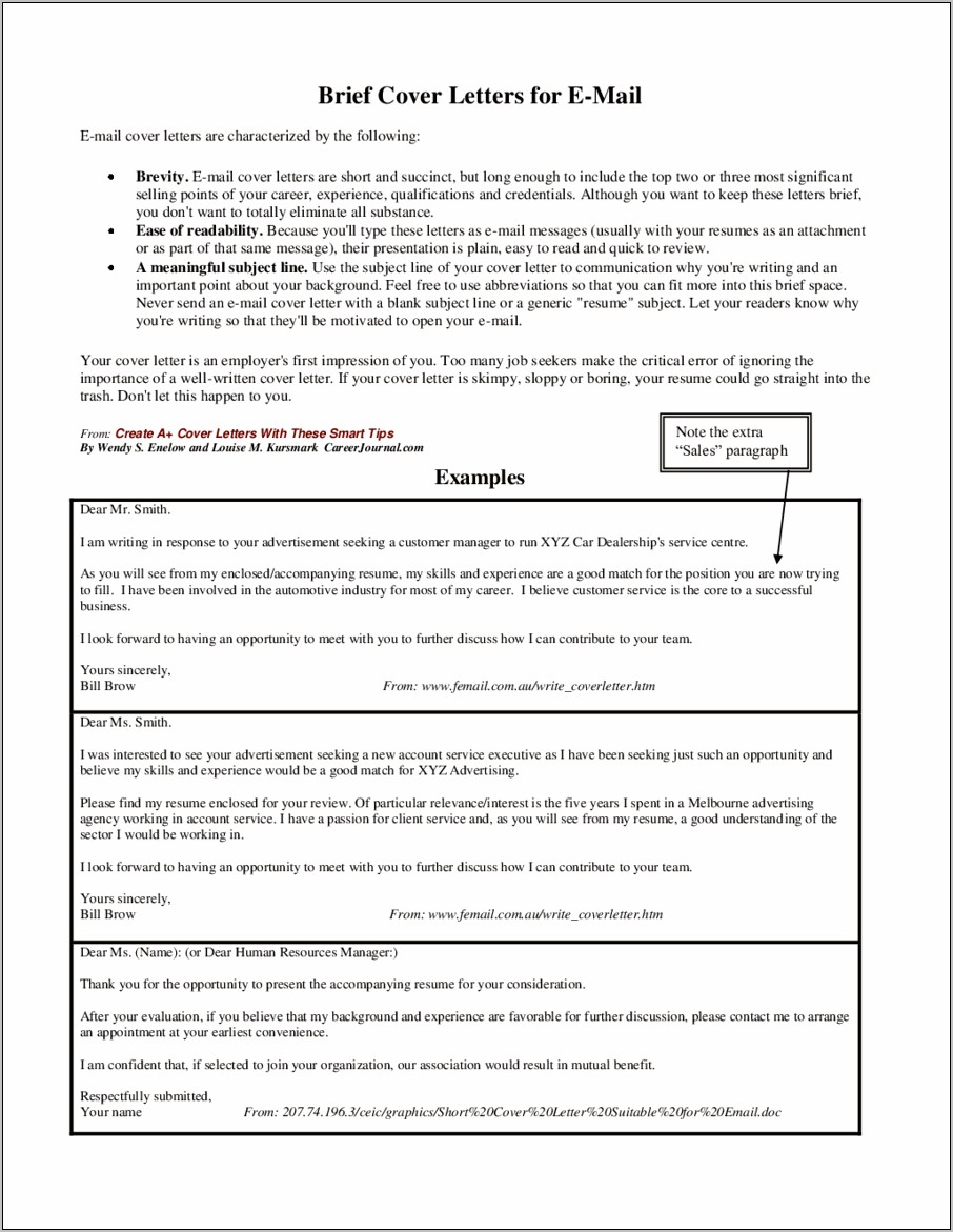 Automotive Service Advisor Resume Cover Letter
