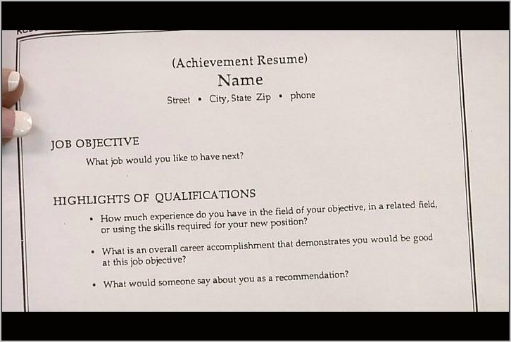 Basic Resume Examples For Part Time Jobs