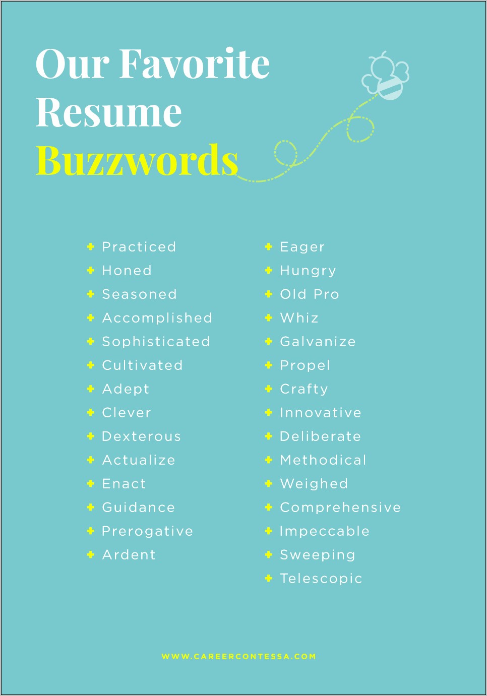 Best Adjective To Descrive Skills On Resume