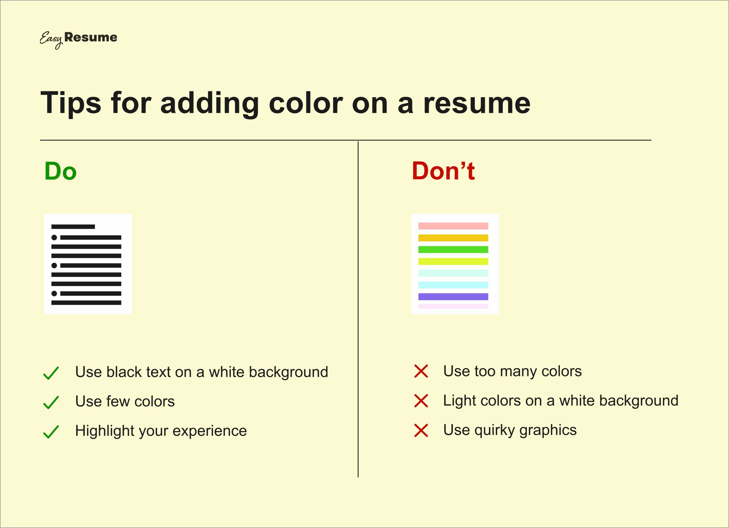 Best Colors To Use For Resume