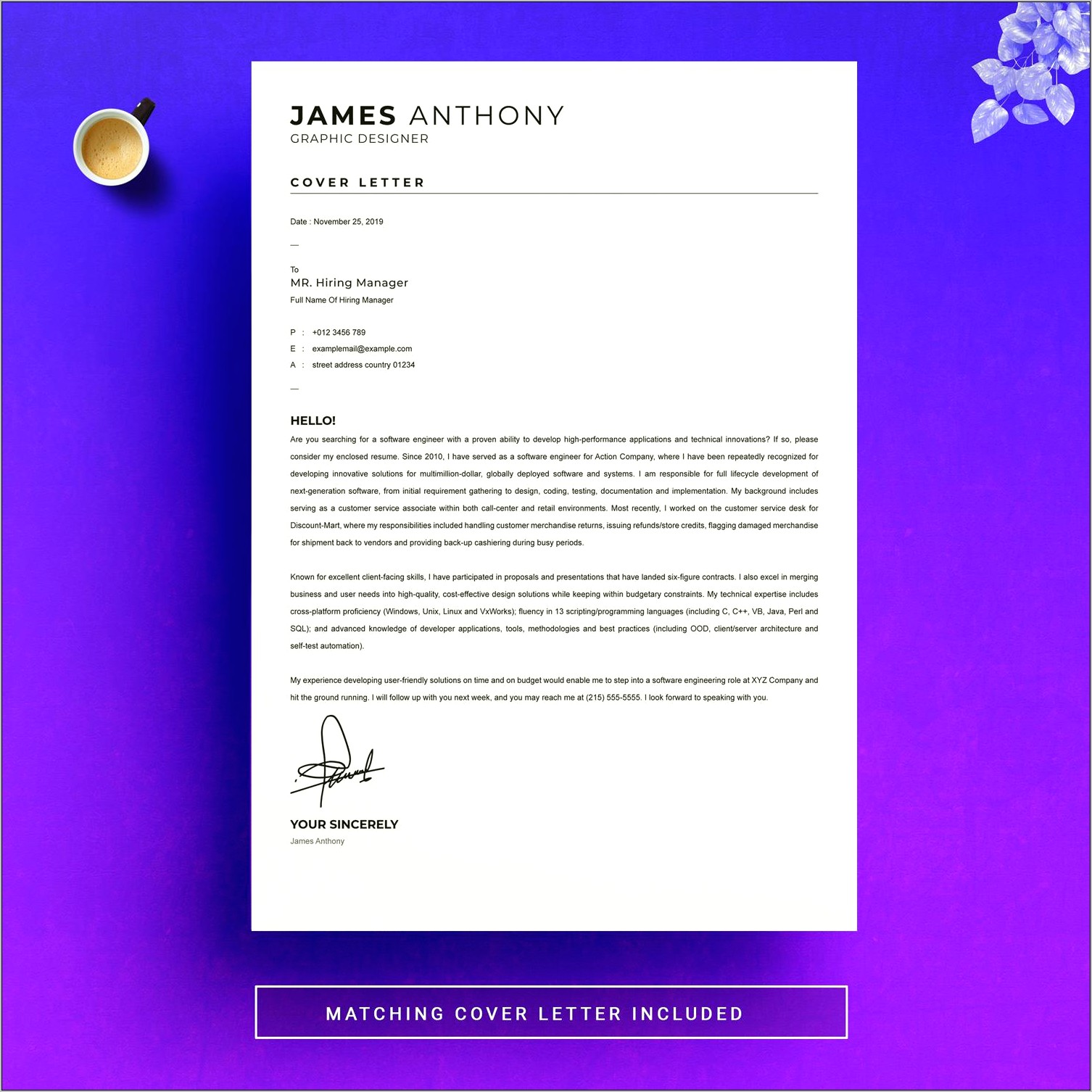 Best Cover Letter For A Graphic Designers Resume