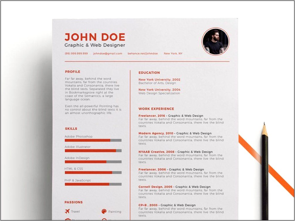 Best Font For A Resume In Indesign