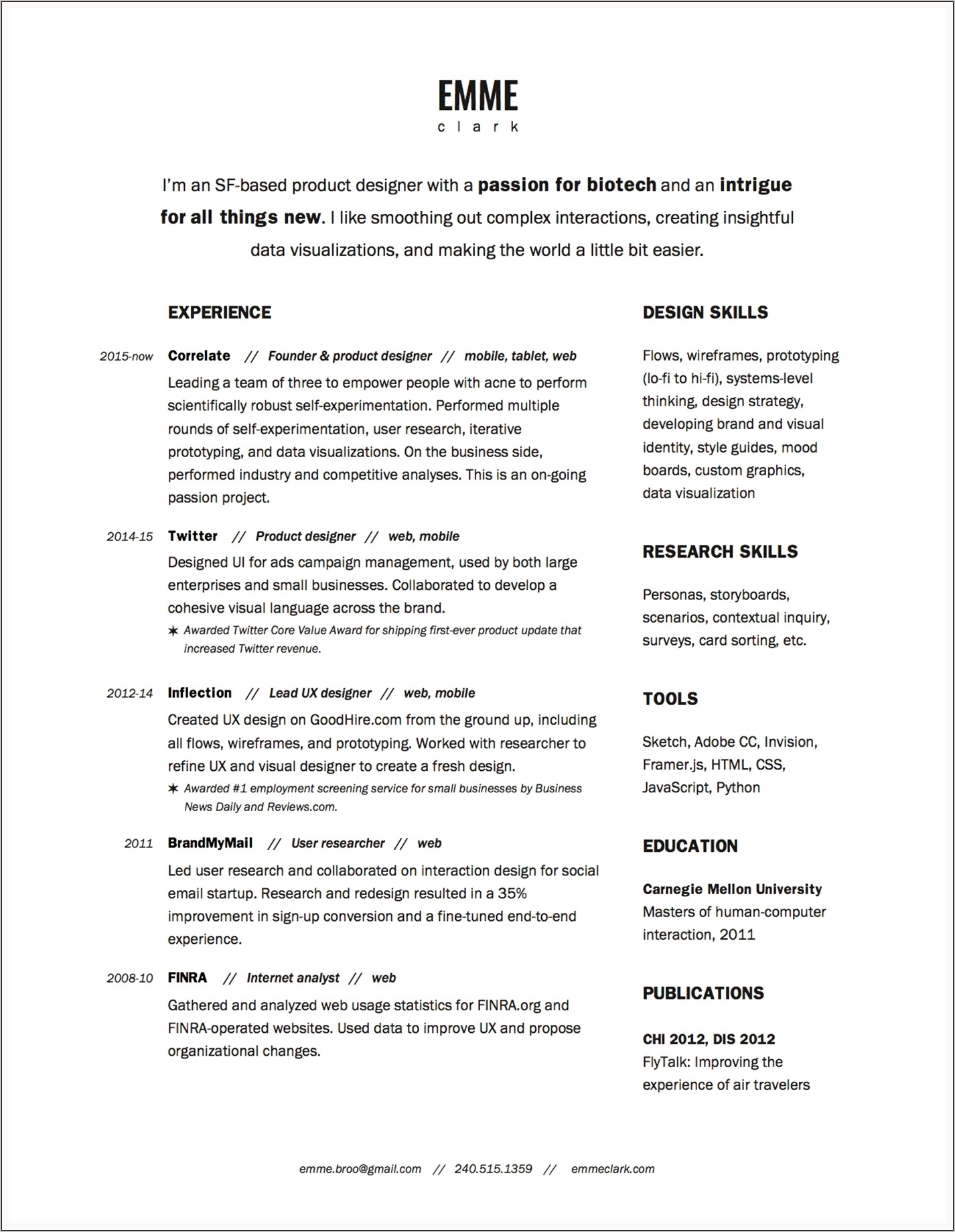 Best Font Style To Use For Resume