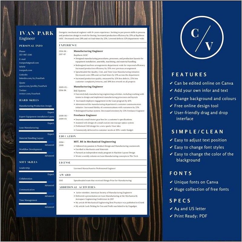 Best Font To Use On Canva Resume