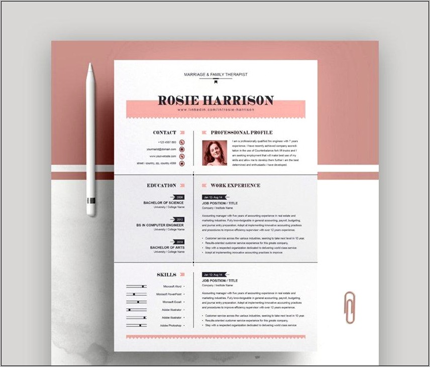 Best Free Resume Template For Mac