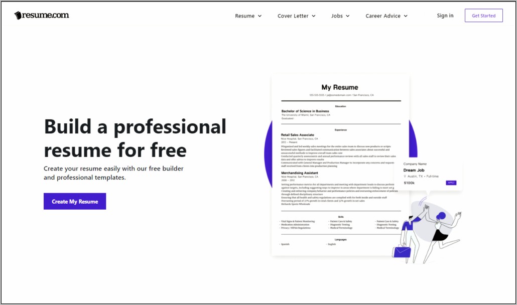 Best Free Site To Make A Resume