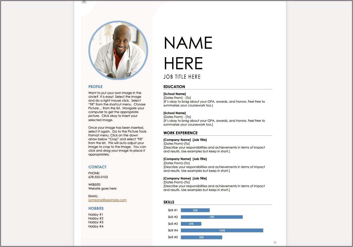 Best Micrissoft Theme To Use For A Resume