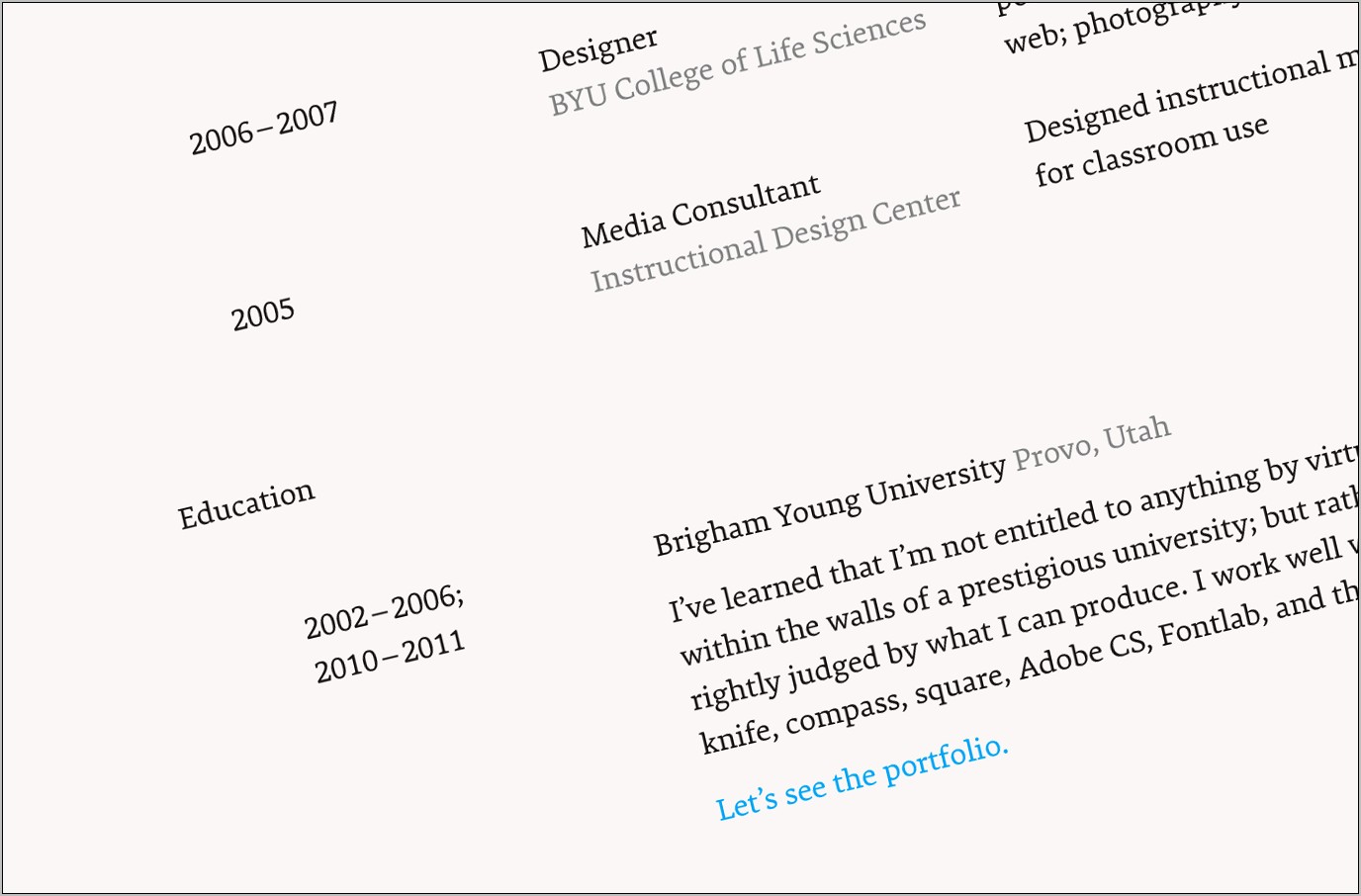 Best Ms Word Font For Resume