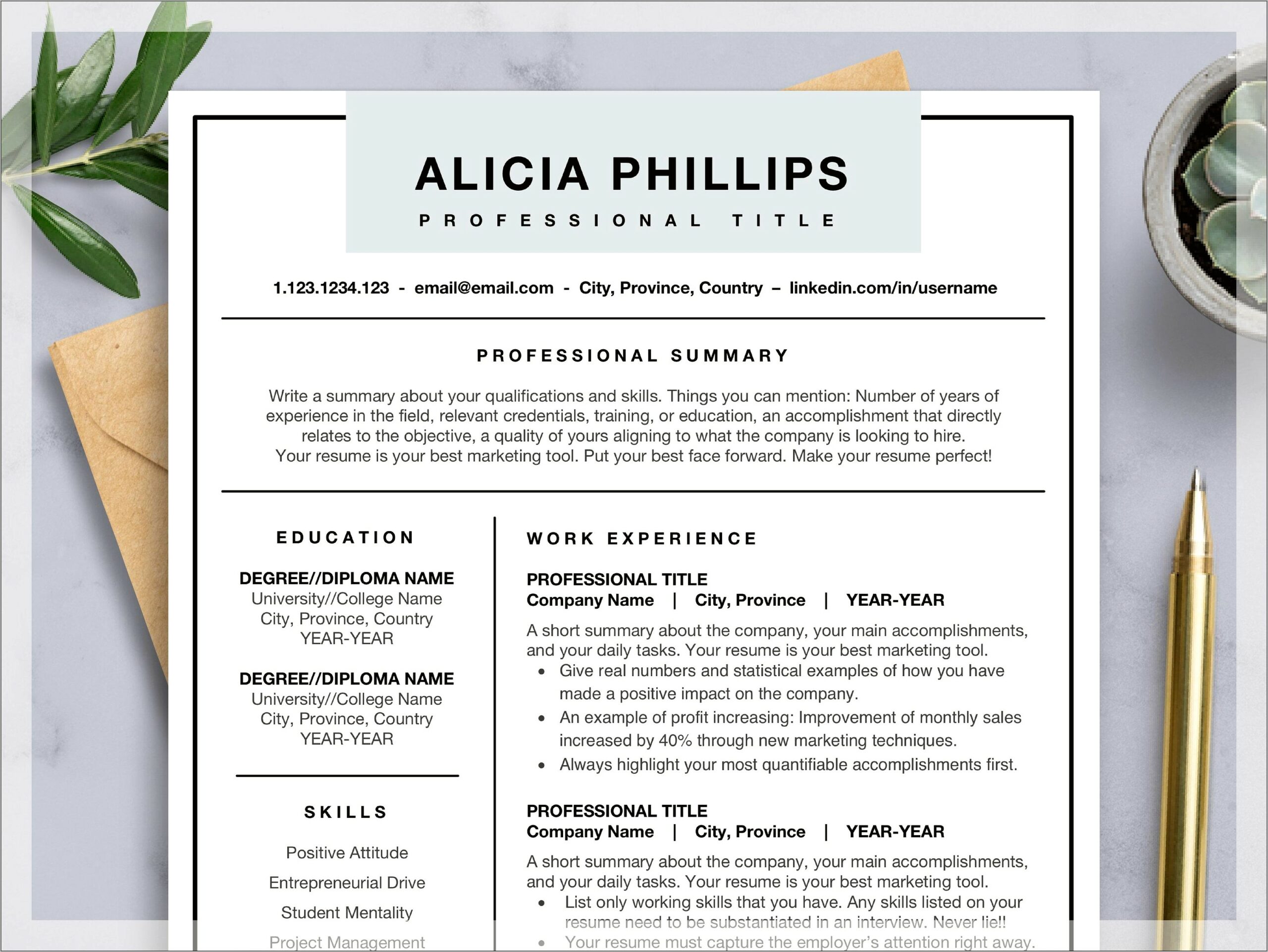 Best Place For Mac Resume Templates