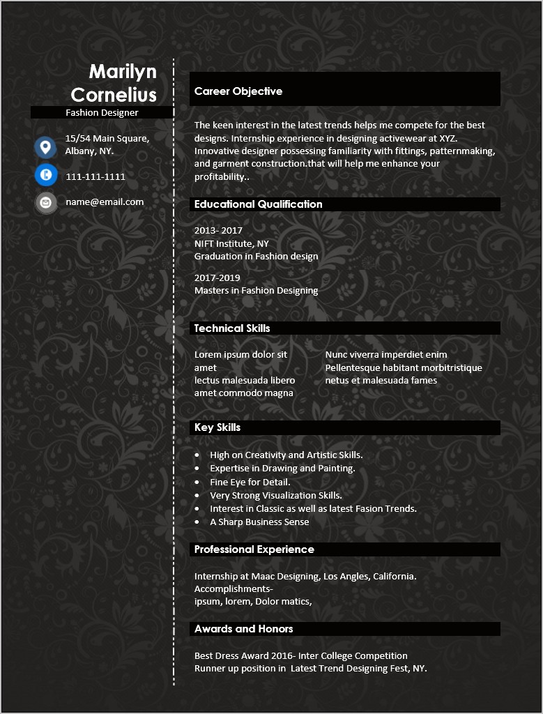 Best Professional Resume Style 2019