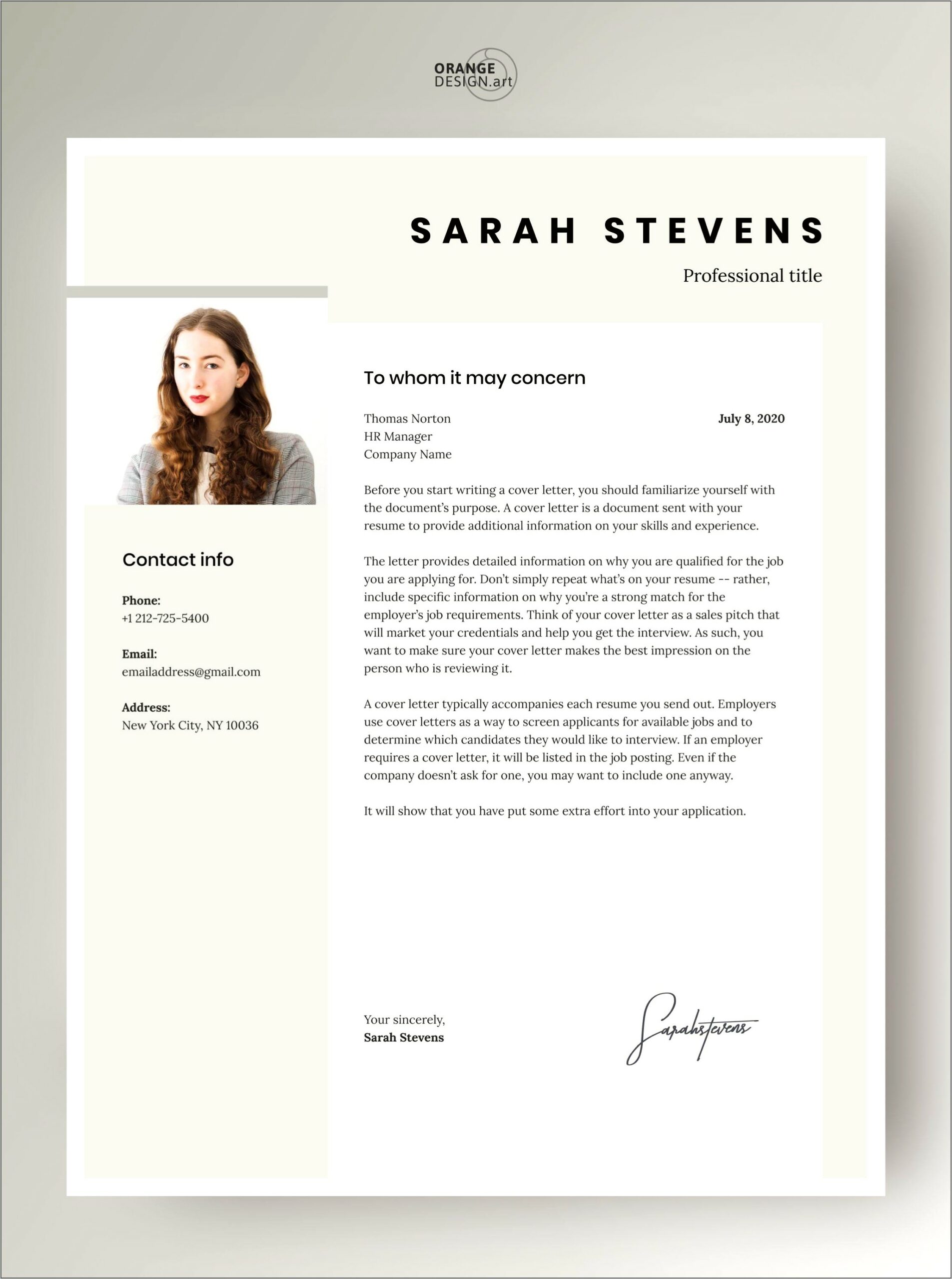 Best Resume And Cover Letter Fonts