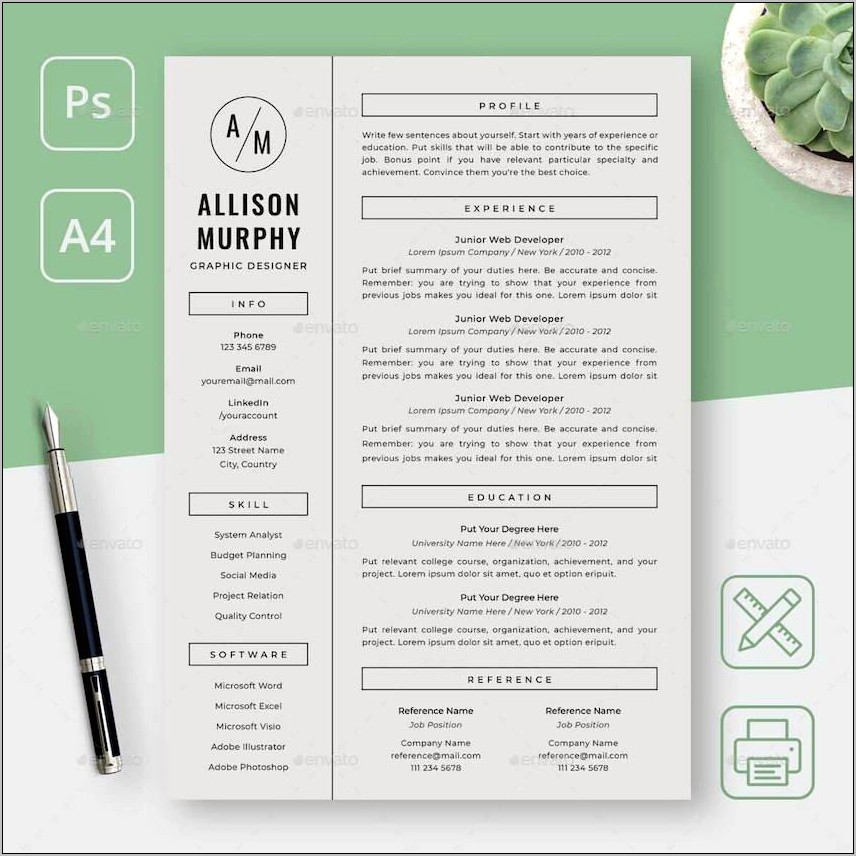 Best Resume Examples For Graphic Designers