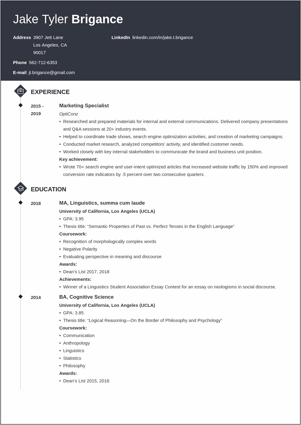 Best Resume For A Comercial Lawyer Sample