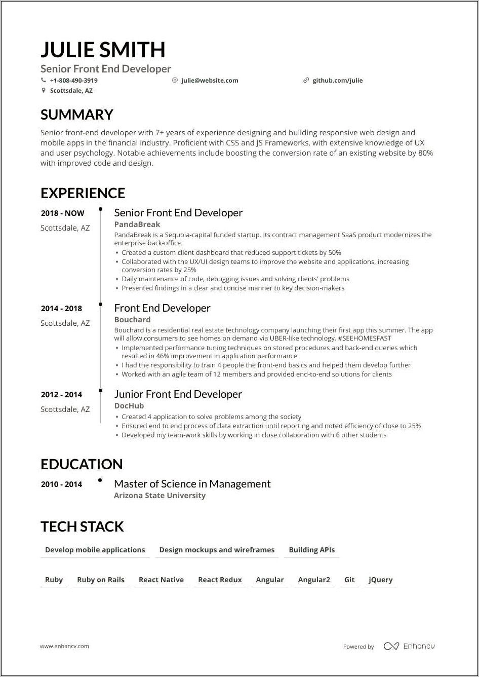Best Resume For Maintenance But No Formal Education