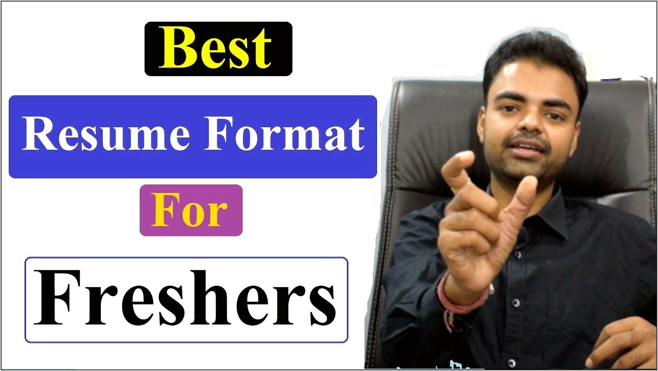 Best Resume Format For Btech Students Free Download