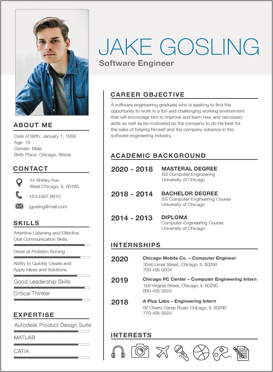 Best Resume Format In Word For Freshers