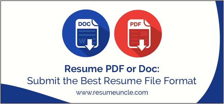 Best Resume Format Word Or Pdf