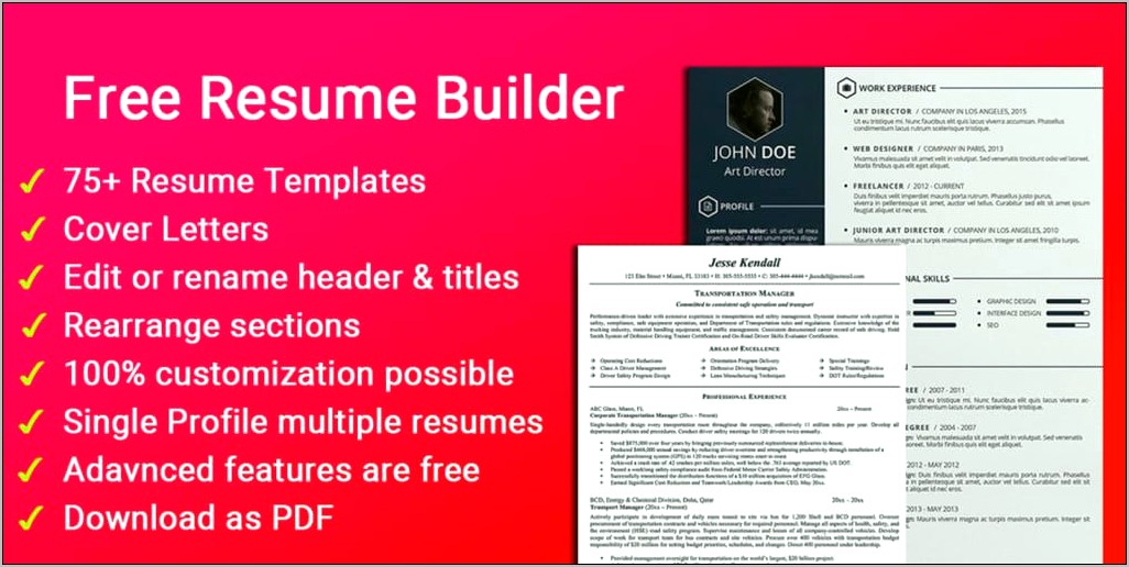 Best Resume Maker Free Download