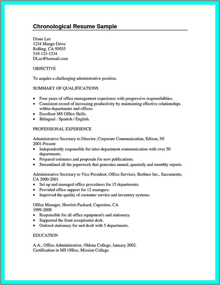 Best Resume Summary For College