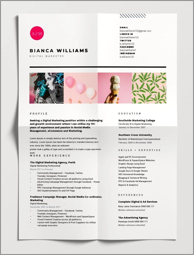 Best Resume Template For Easy Scanning