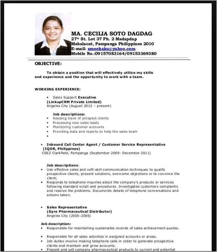 Best Resume Template For New Graduate