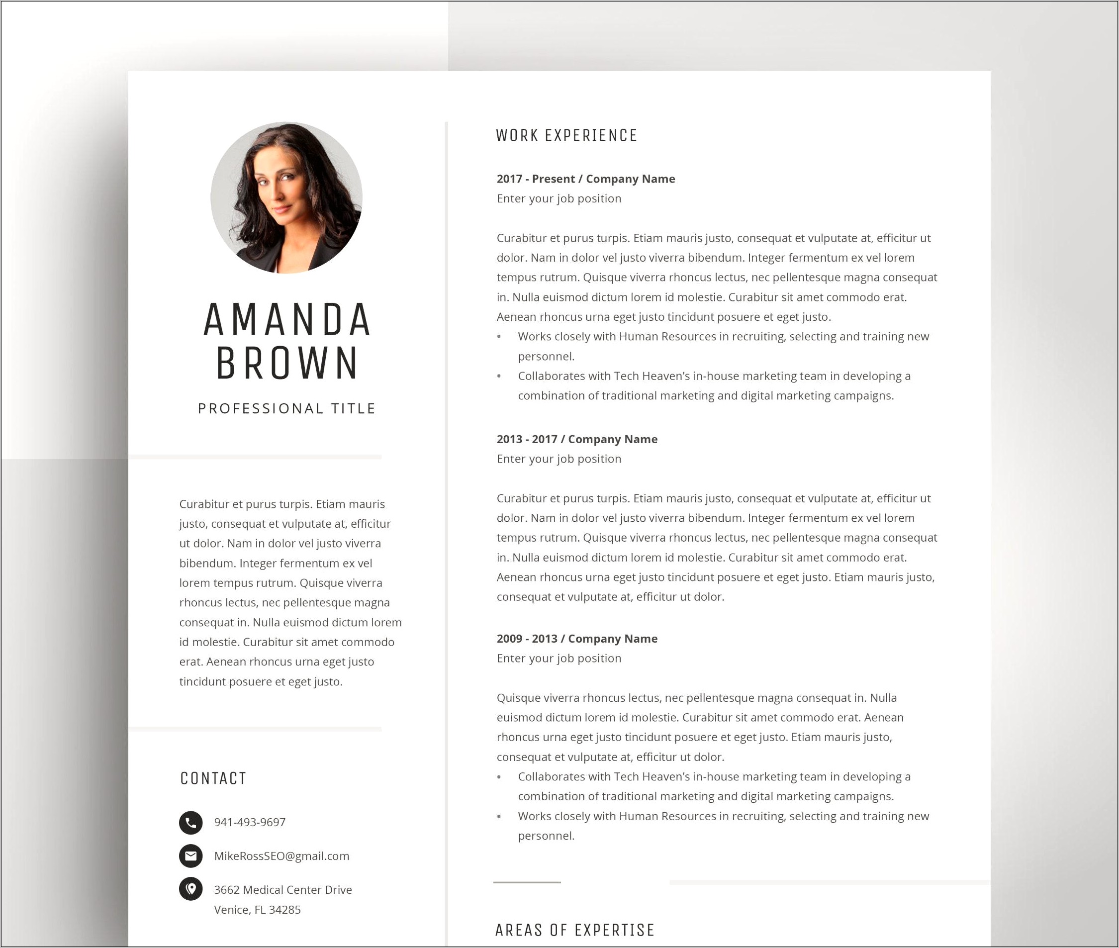 Best Resume Templates 2017 Free Download