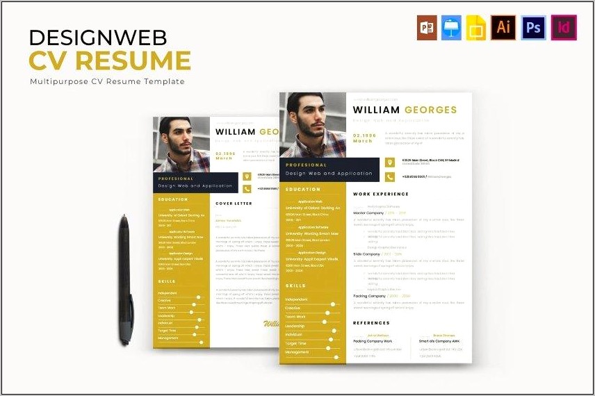 Best Resume Templates 2019 For Web Developers