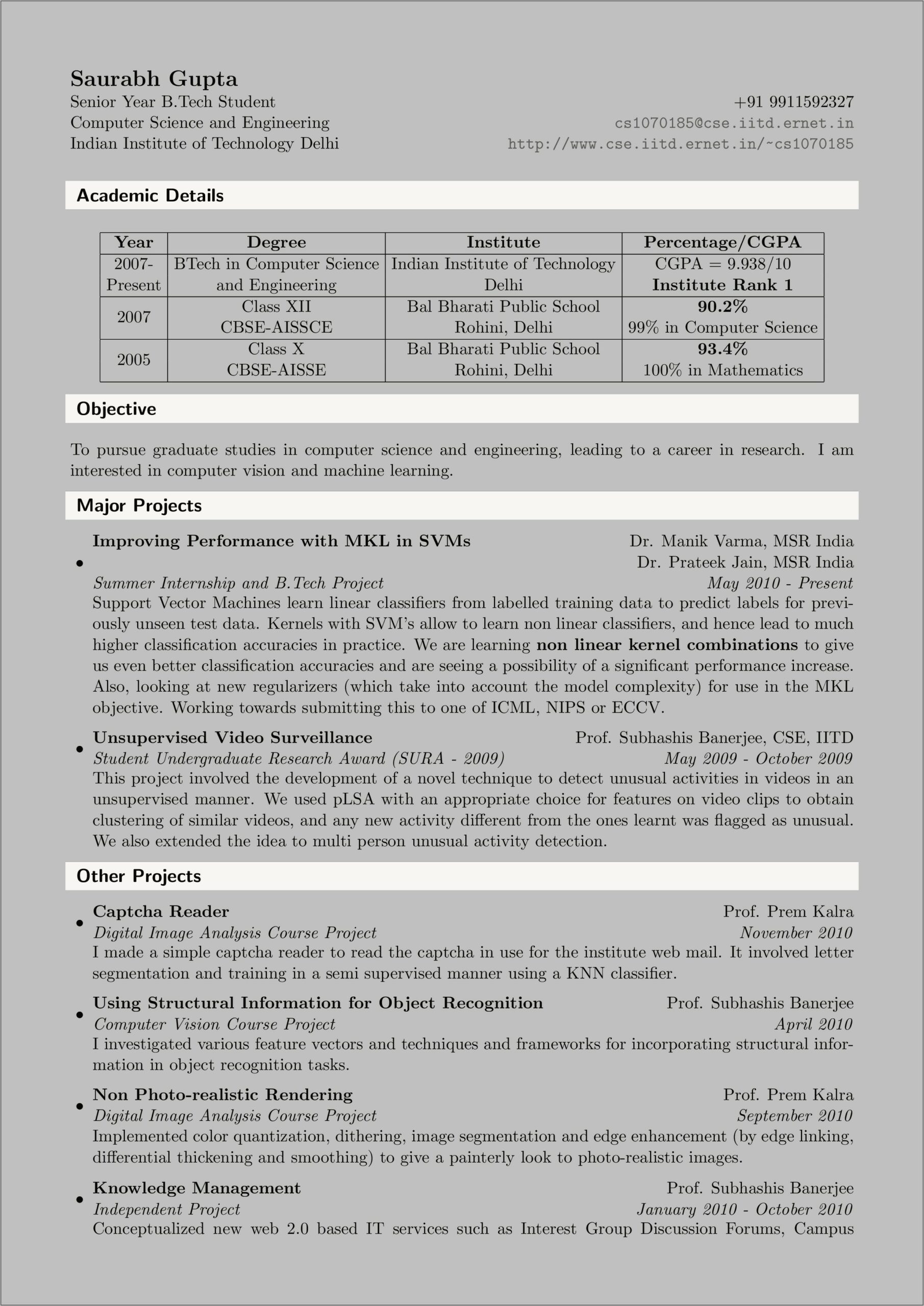 Best Resume Templates For Freshers Download